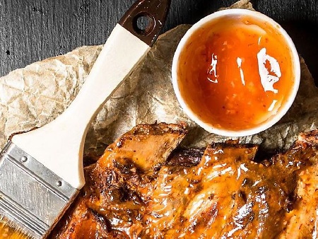 Цитрусов сос барбекю с мед и портокал - снимка на рецептата